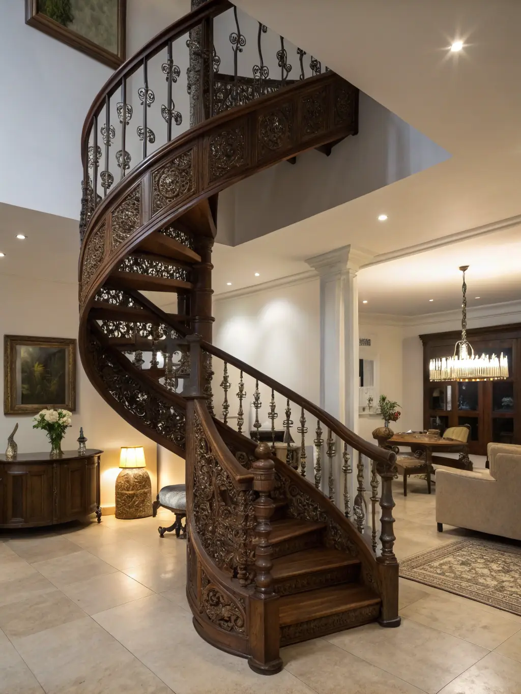 A well-maintained staircase in a modern building, highlighting the cleanliness and safety of 'Staircase Cleaning' services.